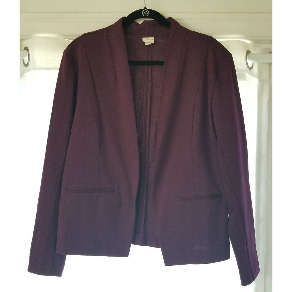 Merona Burgundy Blazer | XXL
